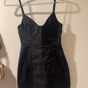 Black princess Polly novella mini dress